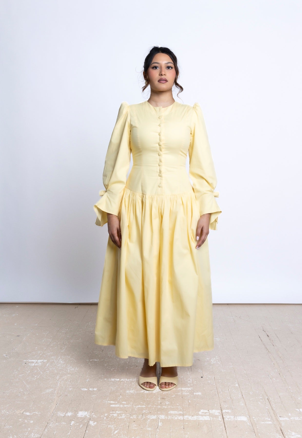 DIANA MAXI DRESS– BUTTER YELLOW