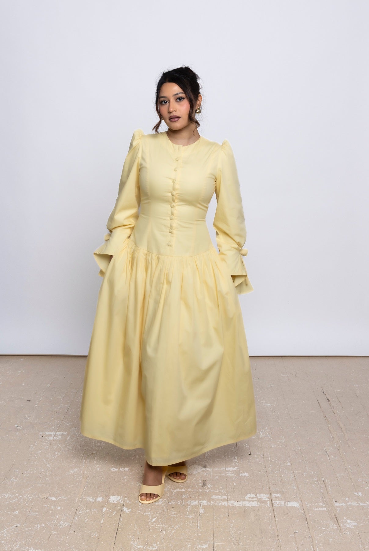 DIANA MAXI DRESS– BUTTER YELLOW