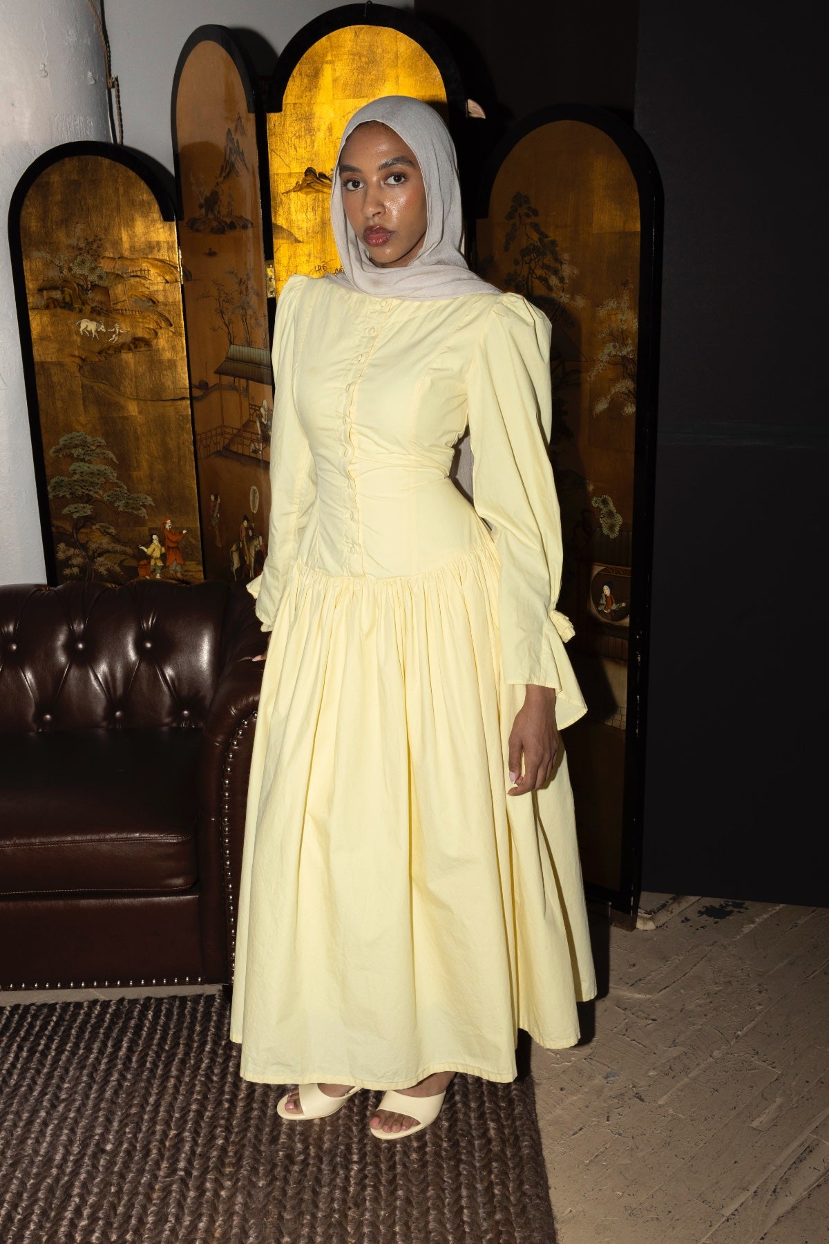 DIANA MAXI DRESS– BUTTER YELLOW