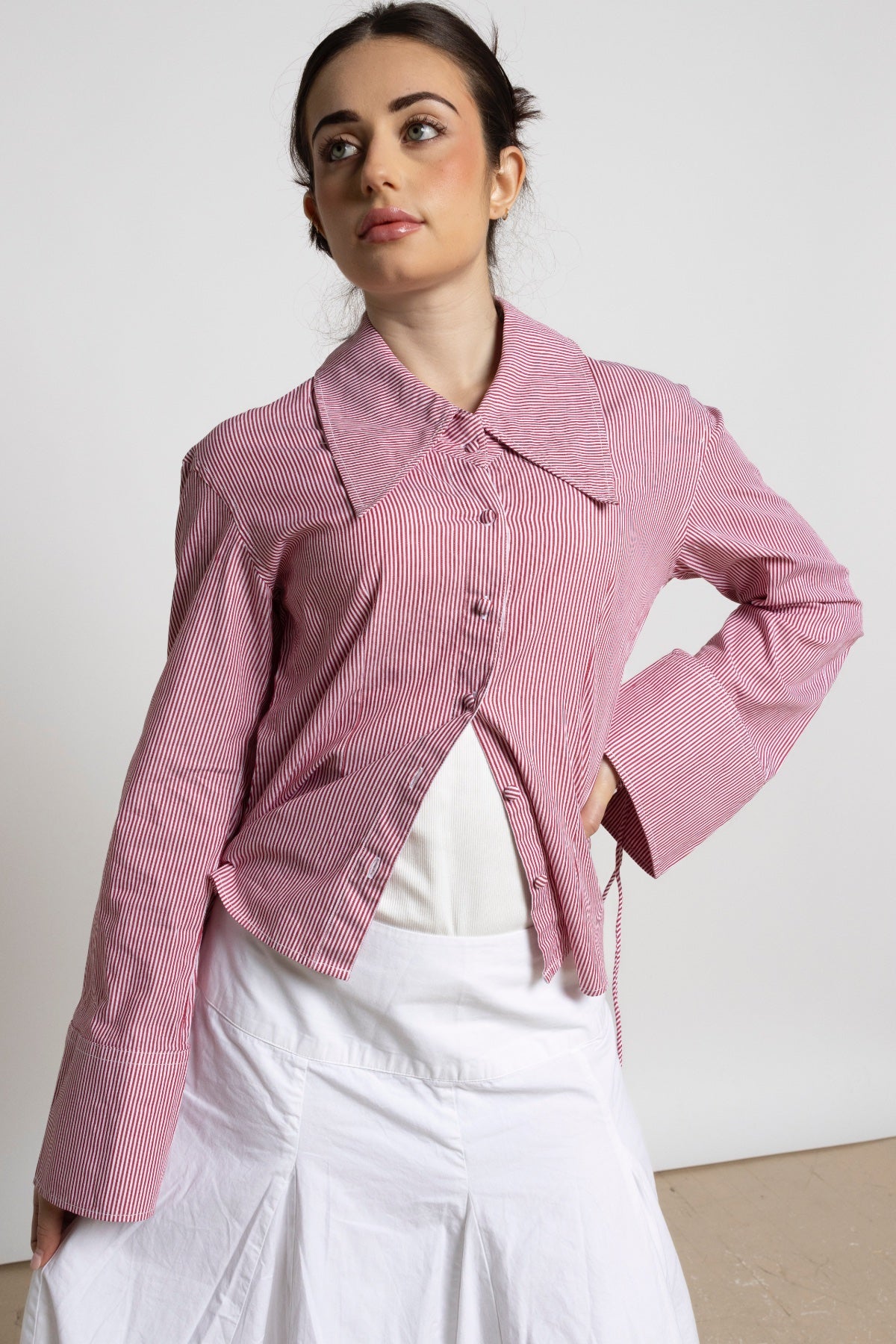 AMAL SHIRT - RED STRIPE