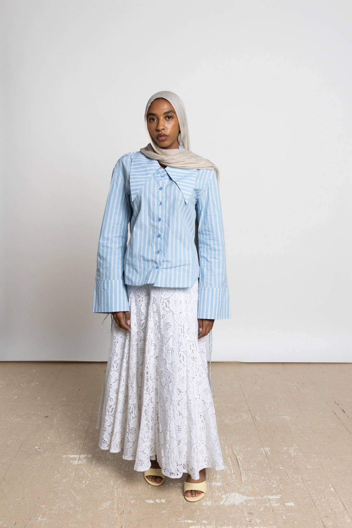 AMAL SHIRT - CLOUD STRIPE