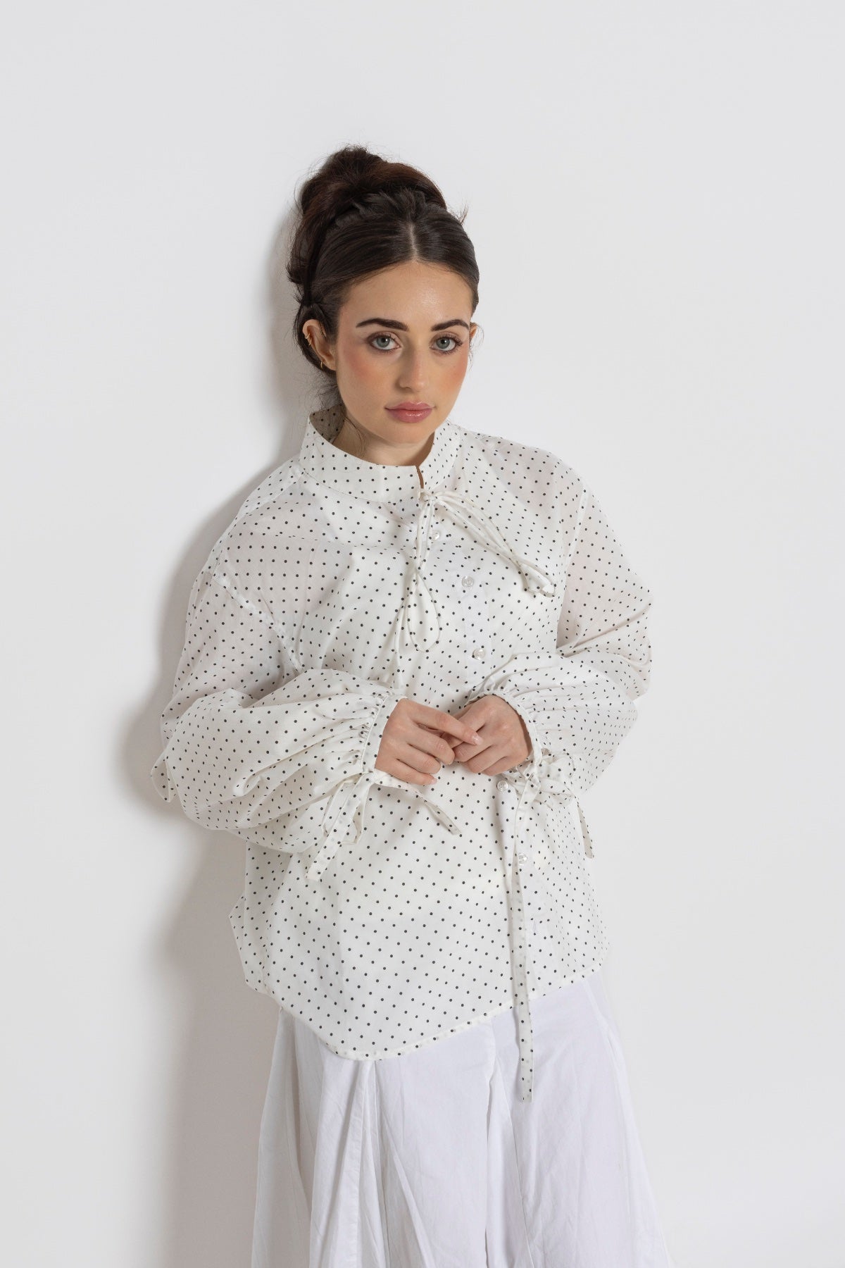 Dalia Polka Dot Blouse