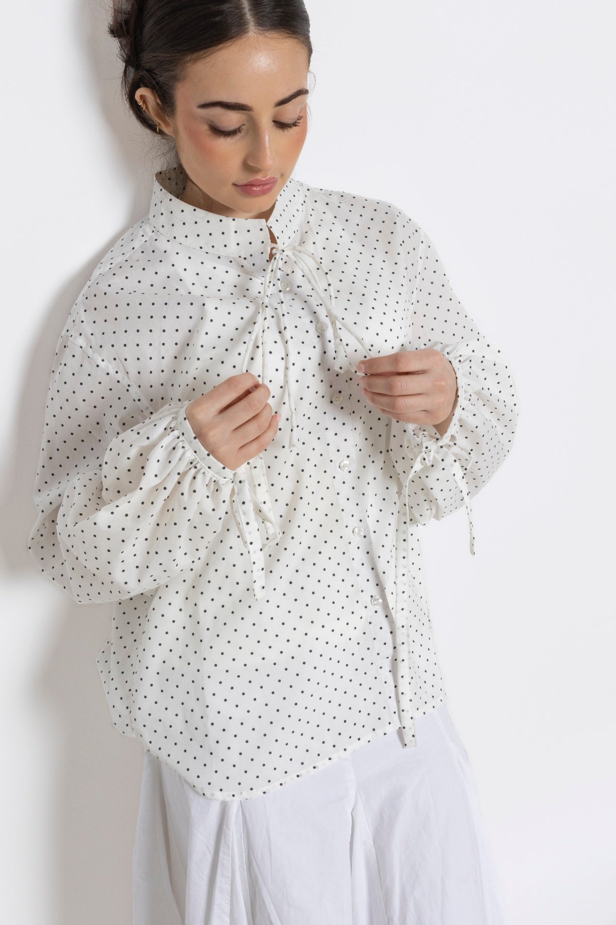 Dalia Polka Dot Blouse