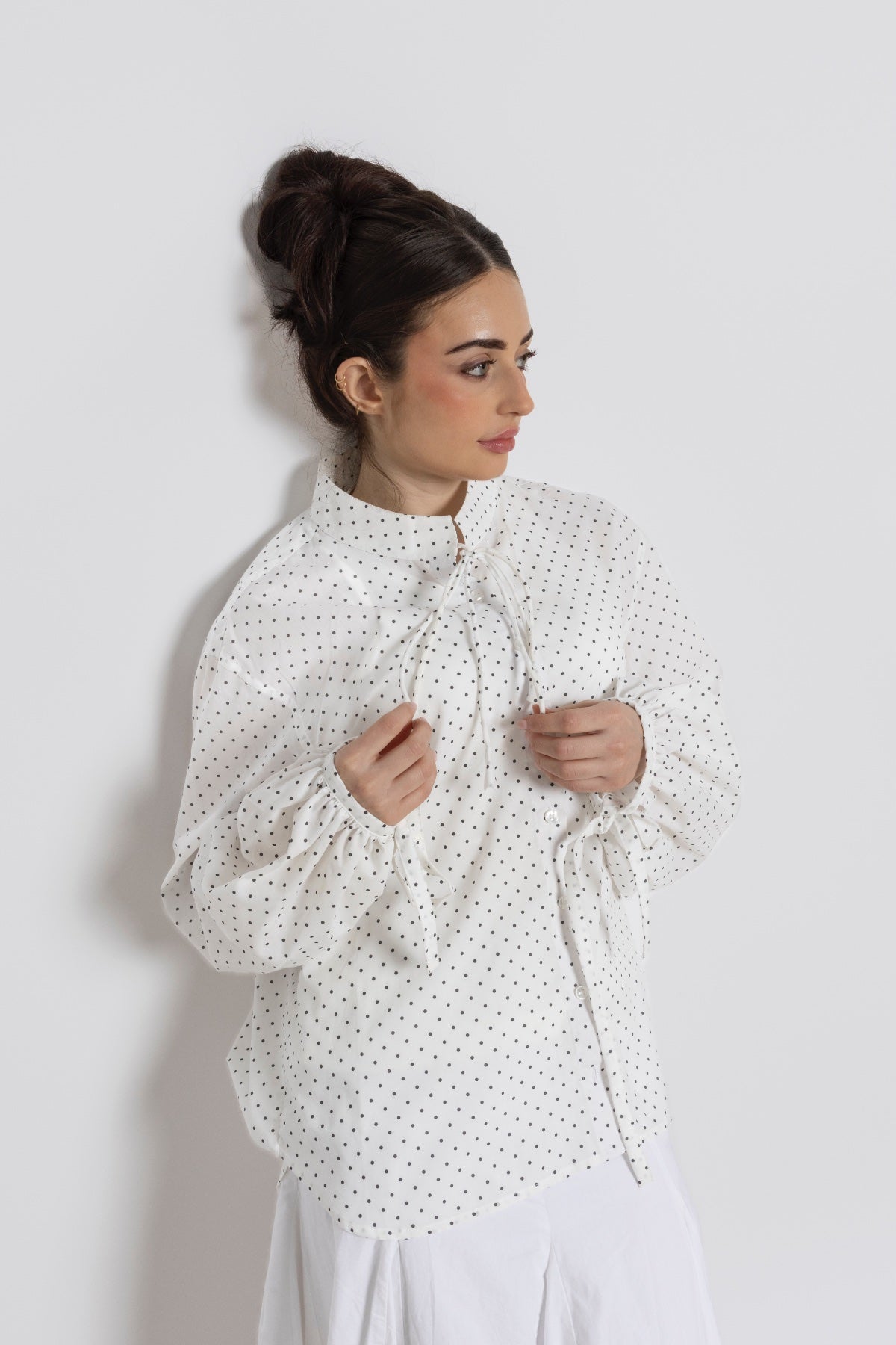 Dalia Polka Dot Blouse