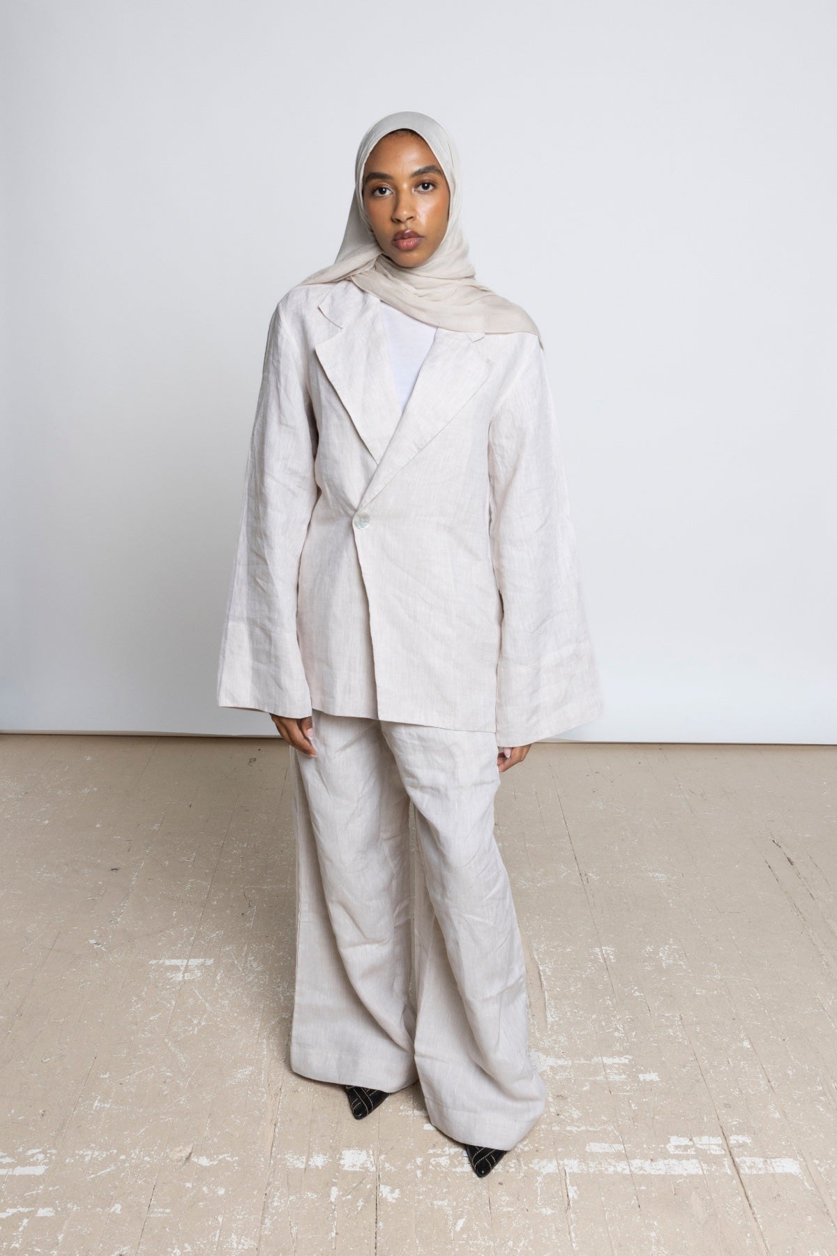 UMI LINEN RESORT SHIRT IN NATURAL