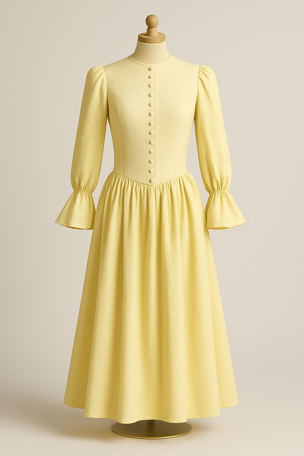 DIANA MAXI DRESS– BUTTER YELLOW