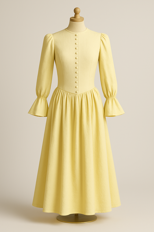 DIANA MAXI DRESS– BUTTER YELLOW