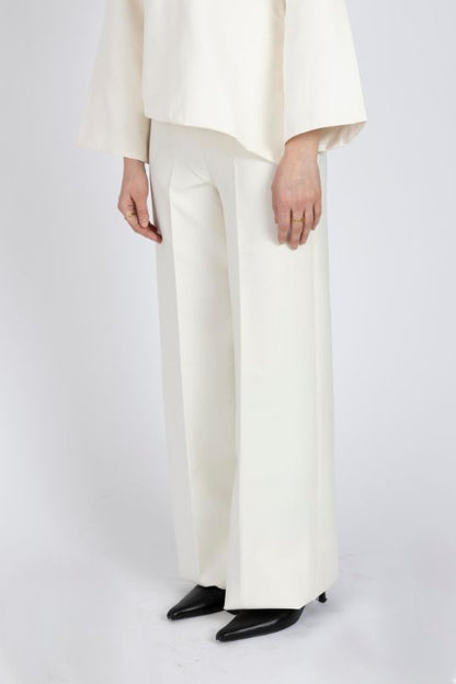 Miju Off - White Asymmetric Blouse