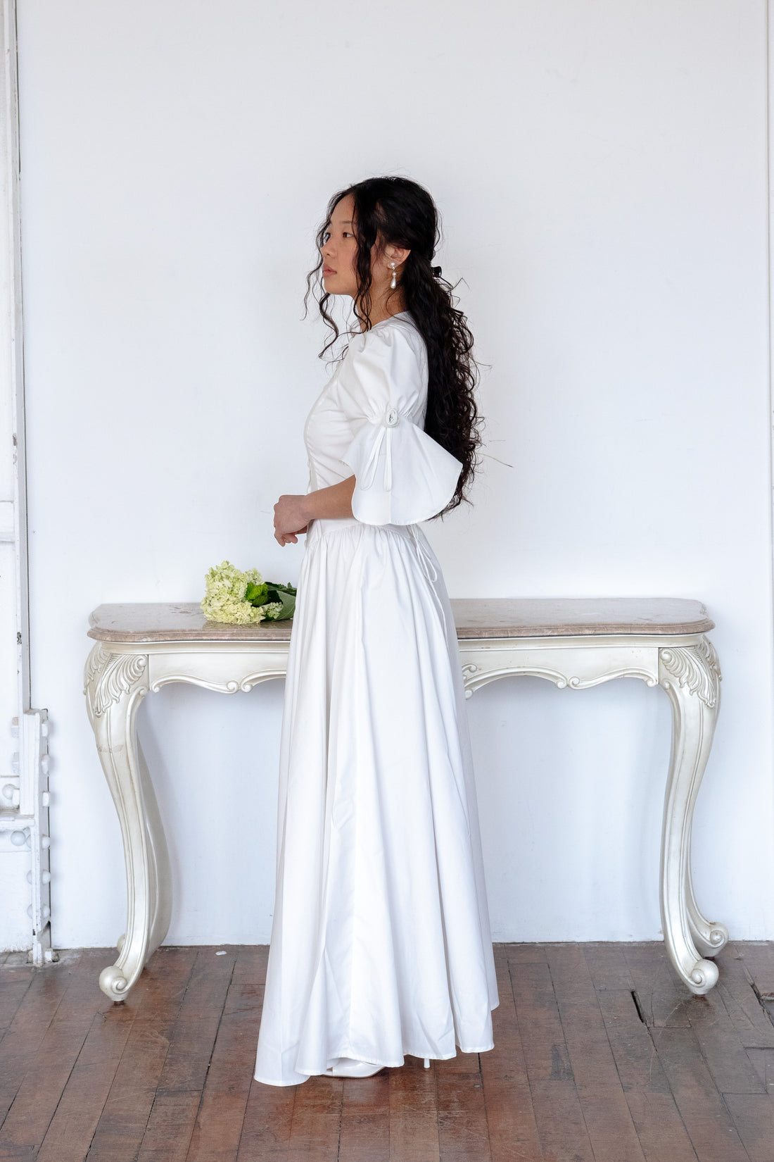 The Gulab Dress in - White
