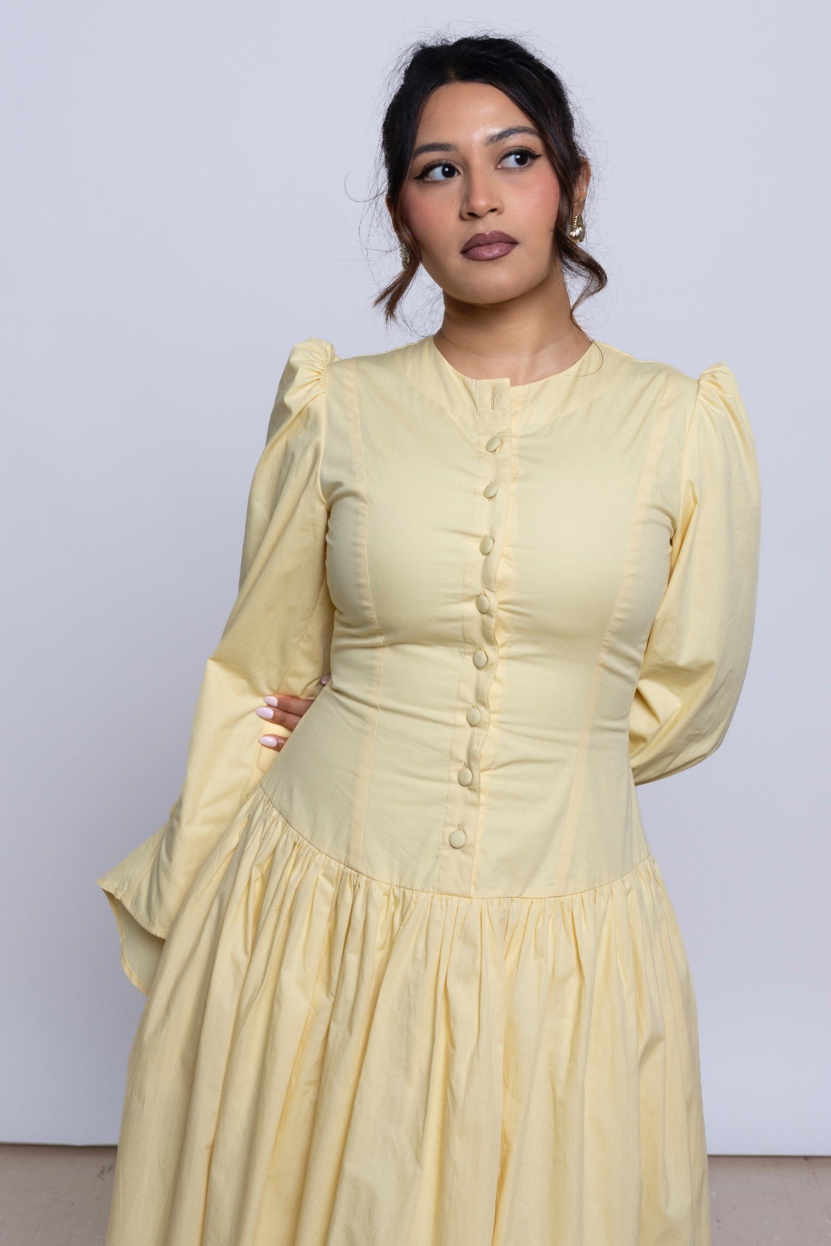 DIANA MAXI DRESS– BUTTER YELLOW