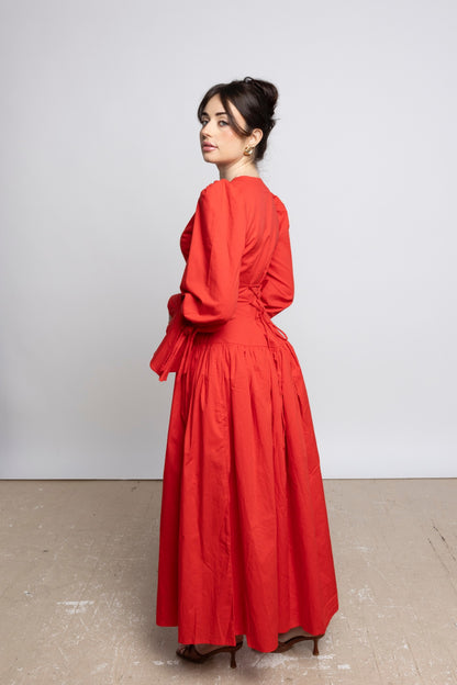 DIANA MAXI DRESS– RED