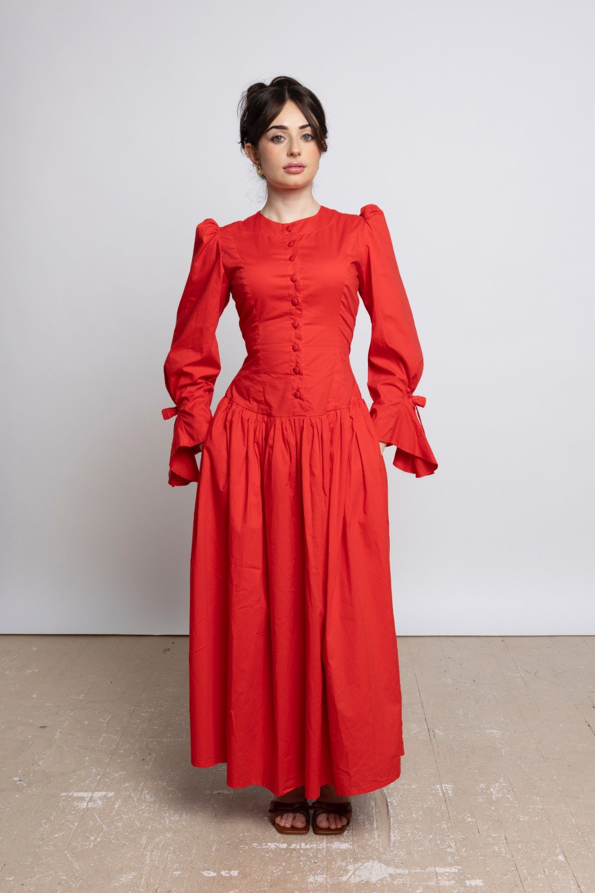 DIANA MAXI DRESS– RED