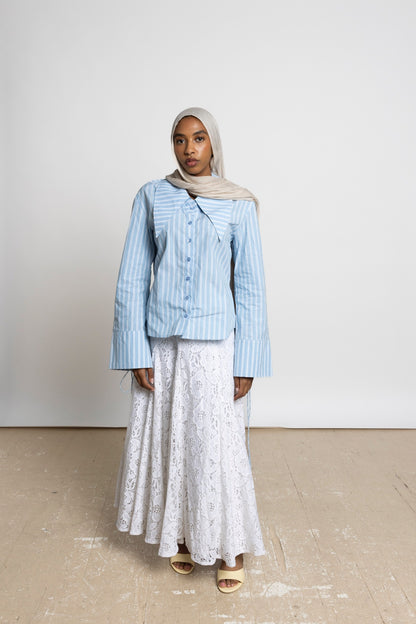 AMAL SHIRT - CLOUD STRIPE