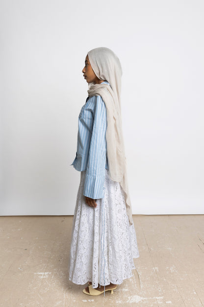 AMAL SHIRT - CLOUD STRIPE