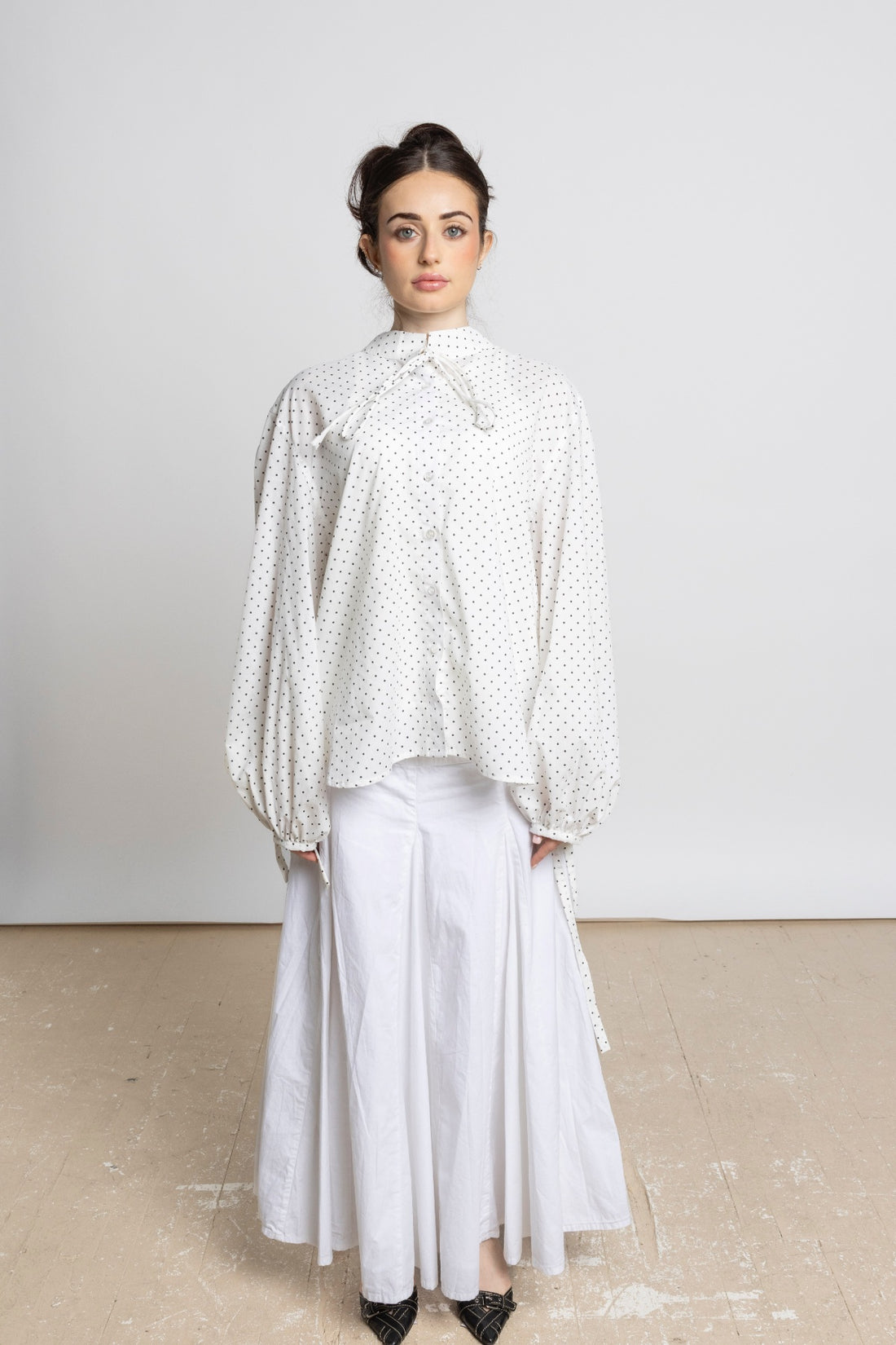 Dalia Polka Dot Blouse