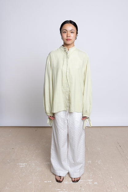DALIA  BLOUSE - SAGE GREEN
