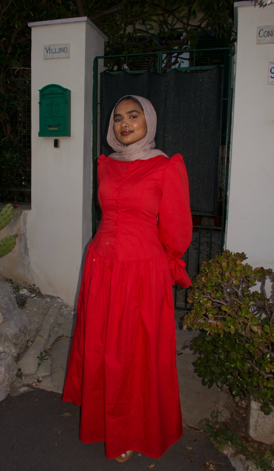 DIANA MAXI DRESS– RED